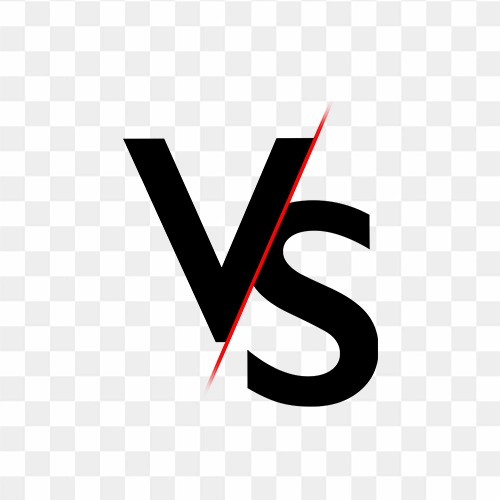 black Vs png transparent image free